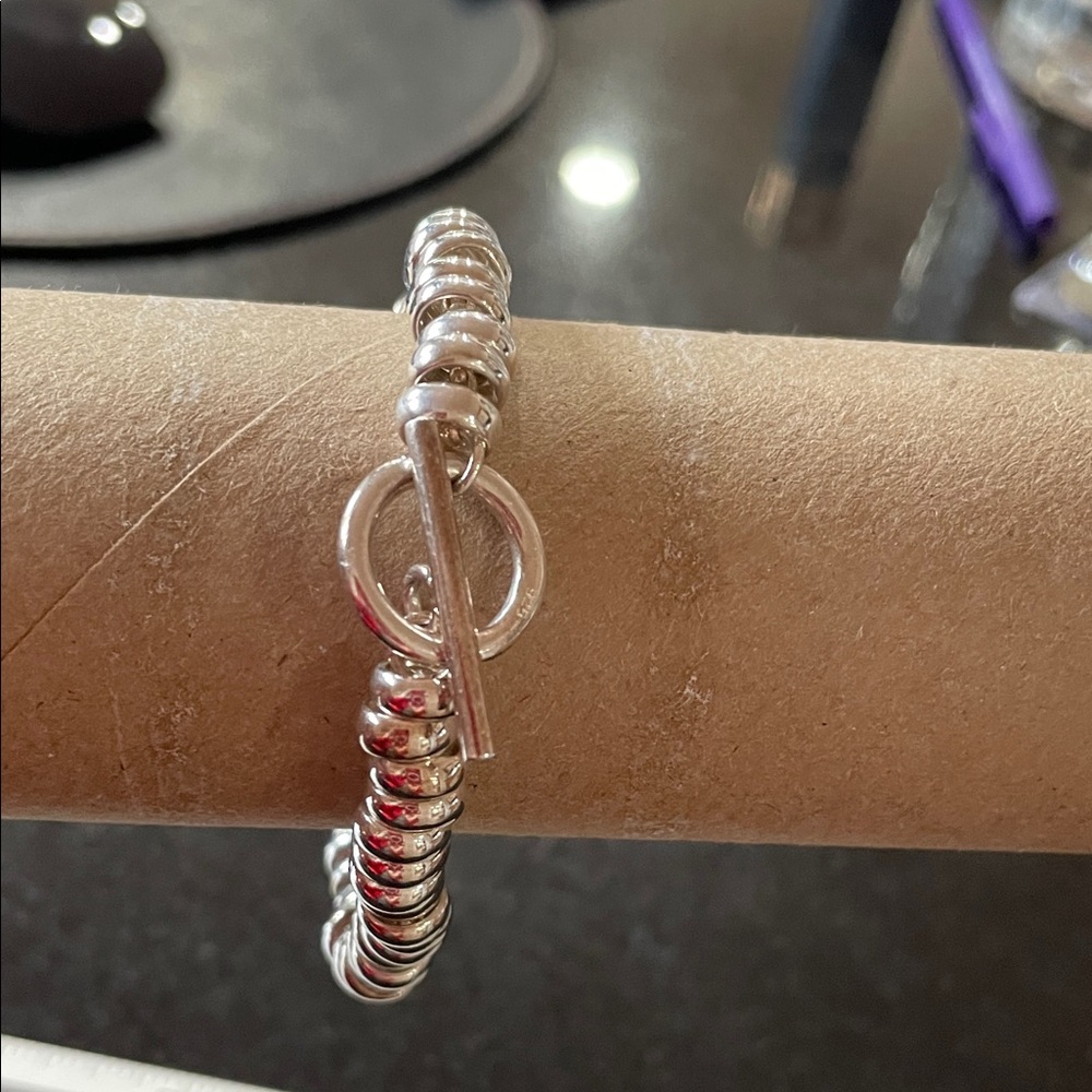 “Cheerios” Sterling Silver Bracelet - Original Price (I have receipt) was 195.00 - Picture 6 of 8